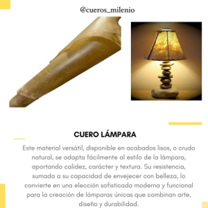 CUERO LÁMPARA
